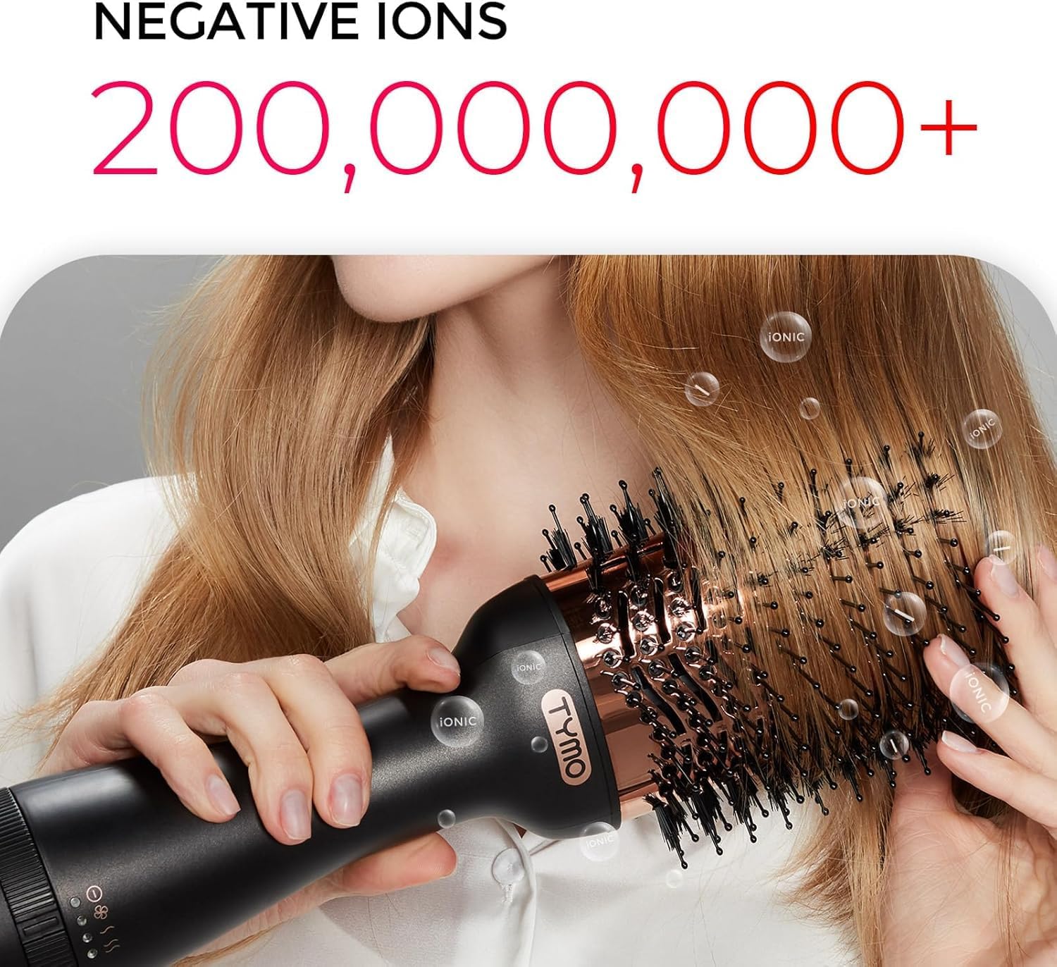 Thumbnail 2 de TYMO Hair Dryer Brush: 4-in-1 Ionic Styler with Oval Titanium Barrel