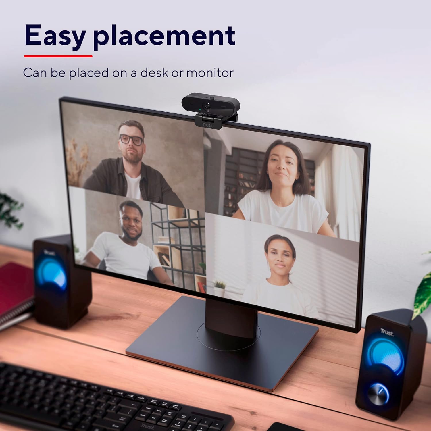 Thumbnail 6 de Trust Taxon Webcam 2K QHD 📹, Enfoque Automático y Privacidad