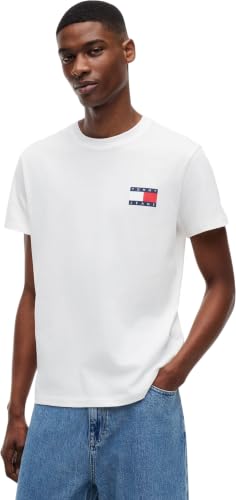 Detalle 2 de Tommy Jeans TJM Slim 2Pack ESS Flag tee EXTDM0DM22143, pack de 2 camisetas multicolor
