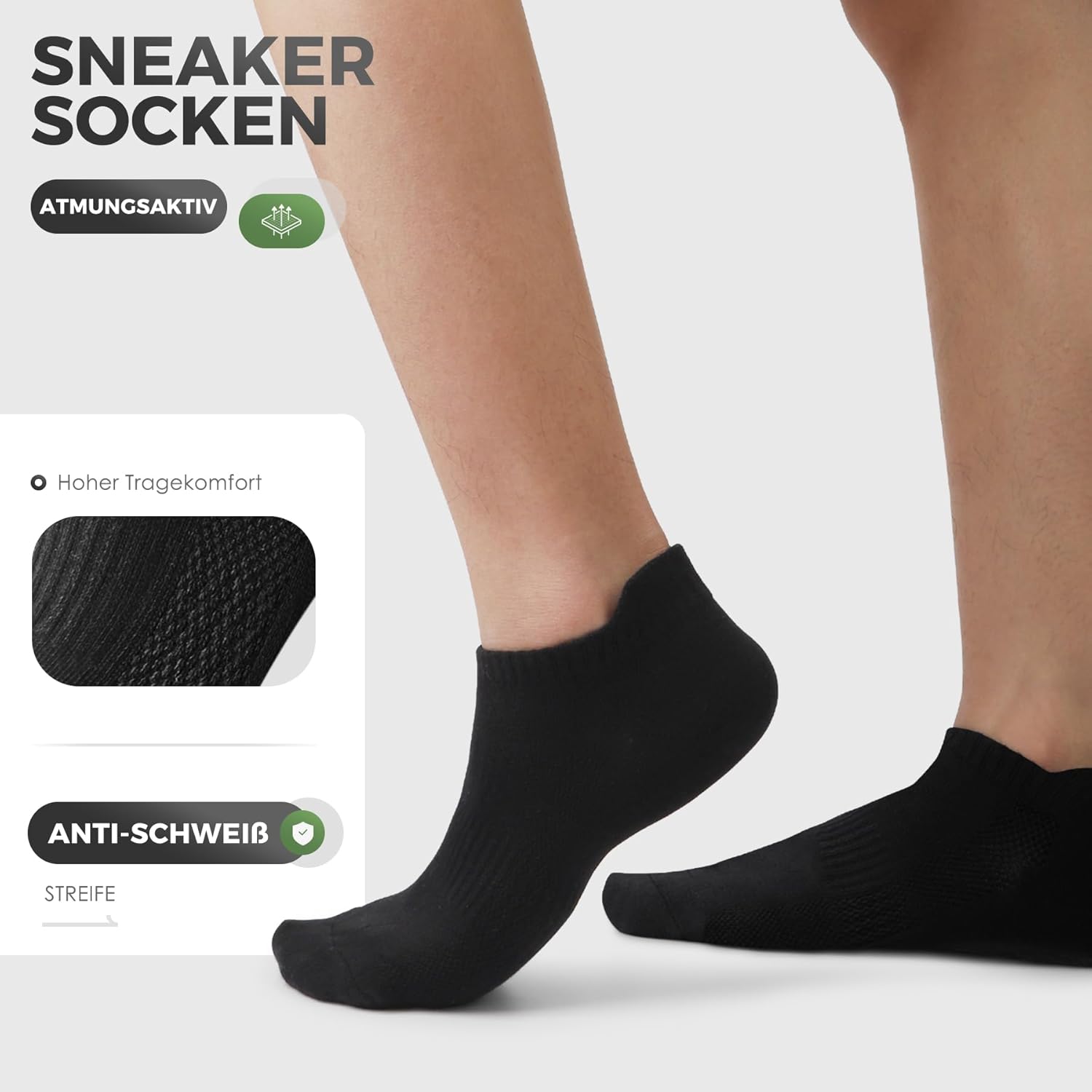 Detalle de FALARY 10 Paar Sneakersocken