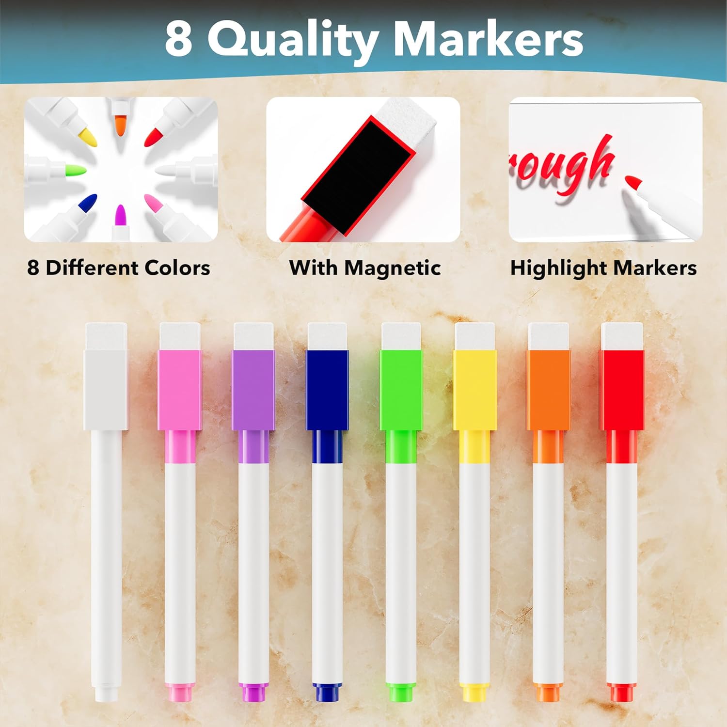 Detalle de Neatsure Acrylic Magnetic Meal Planner 12 x 9 in