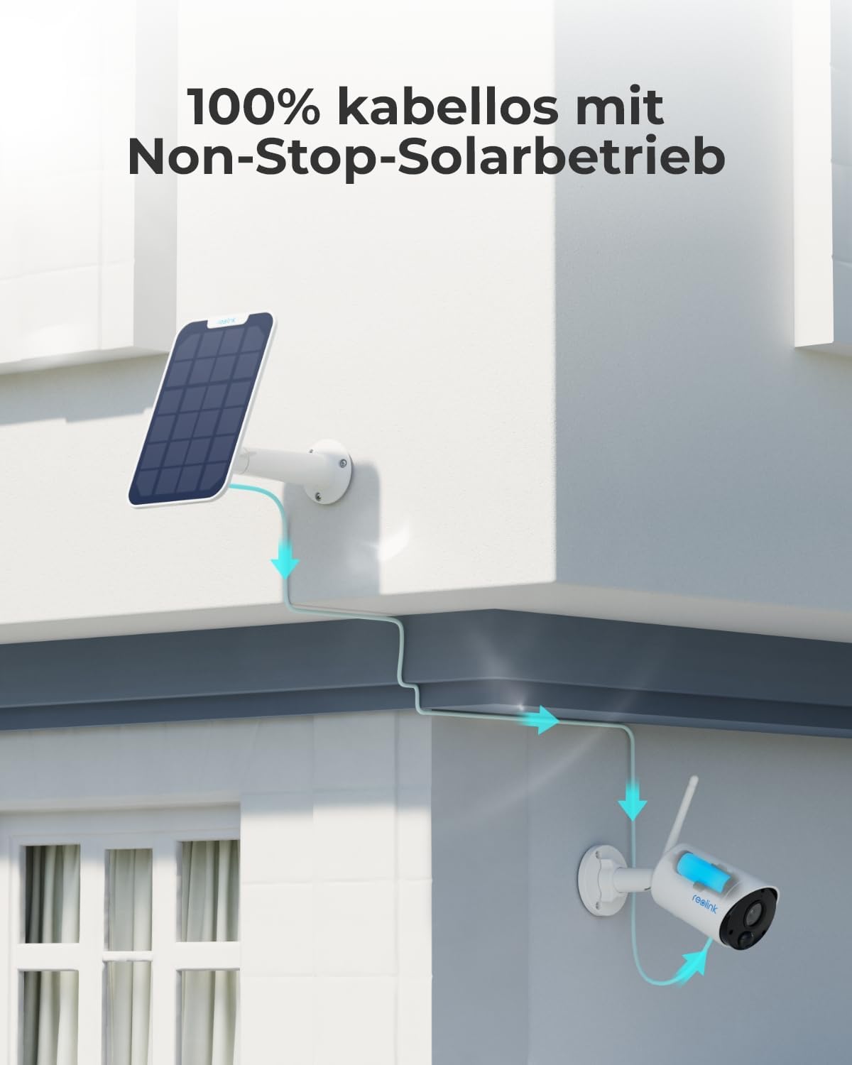 Detalle 2 de Reolink Argus Eco 2K Überwachungskamera Außen
