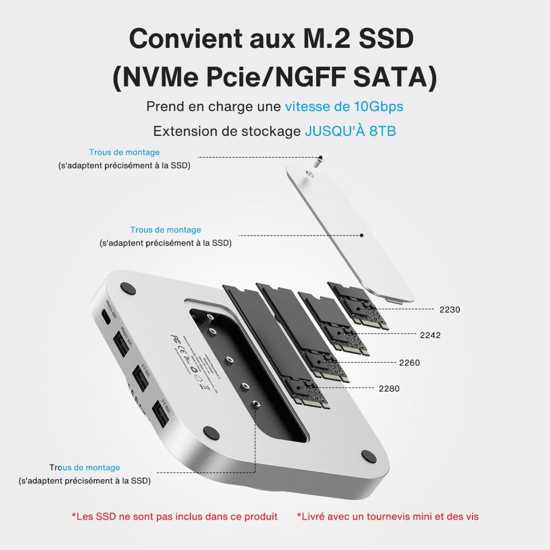 Thumbnail 3 de IVANKY Dock Mac Mini M4 13-en-1
