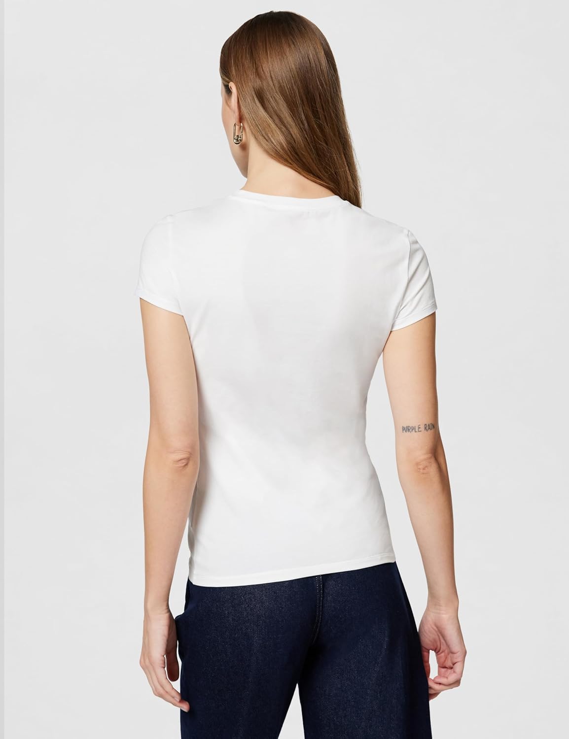 Thumbnail 3 de Armani Exchange T‑Shirt Femme à Logo Ton sur Ton, Manches Courtes