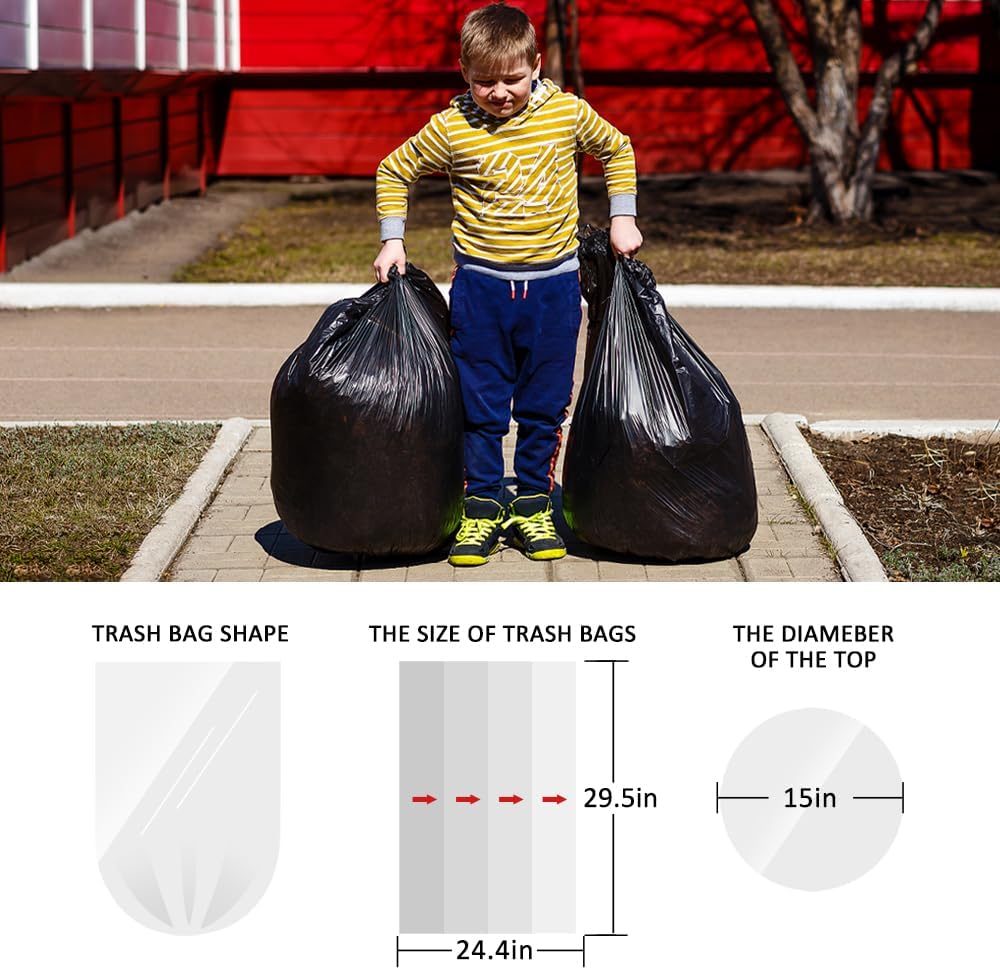 Detalle 2 de Teivio Kitchen Trash Bags, 10 Gallon
