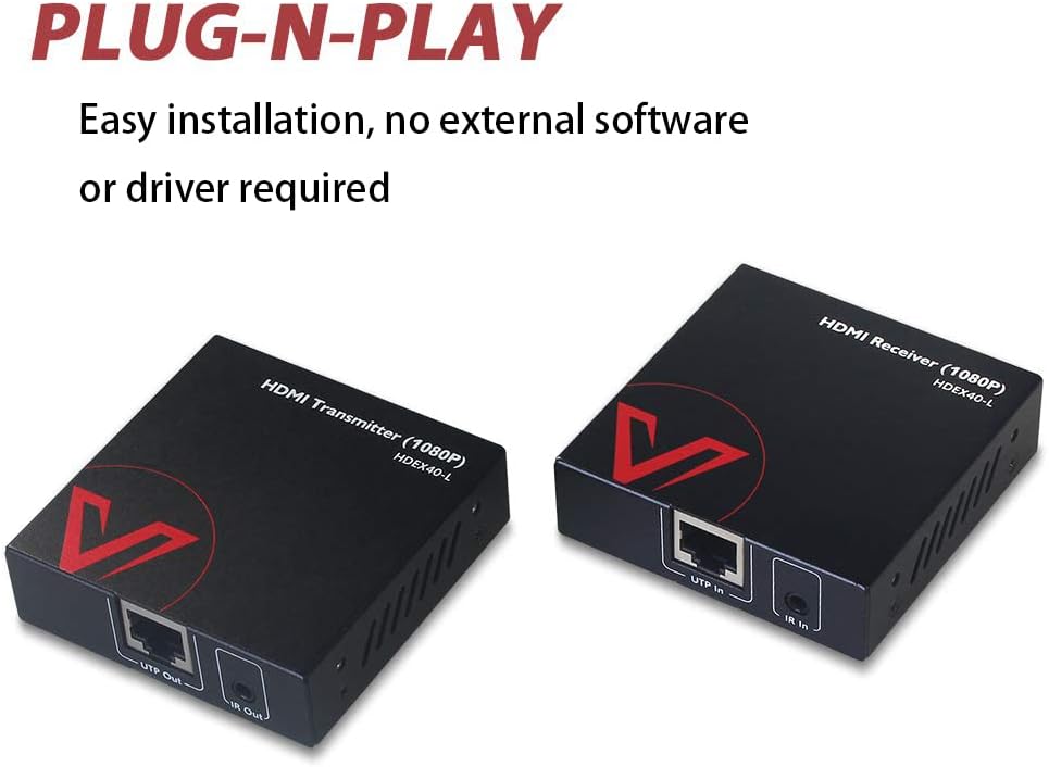 Thumbnail 6 de AV Access HDEX40-L: 1080P HDMI Extender over Cat6 (164ft) with IR Pass-Through