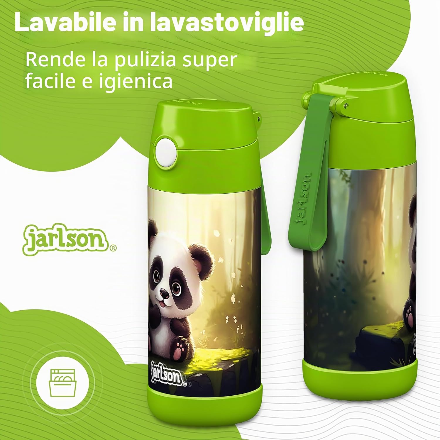 Thumbnail 2 de Jarlson CHARLI 350ml borraccia termica per bambini 📗