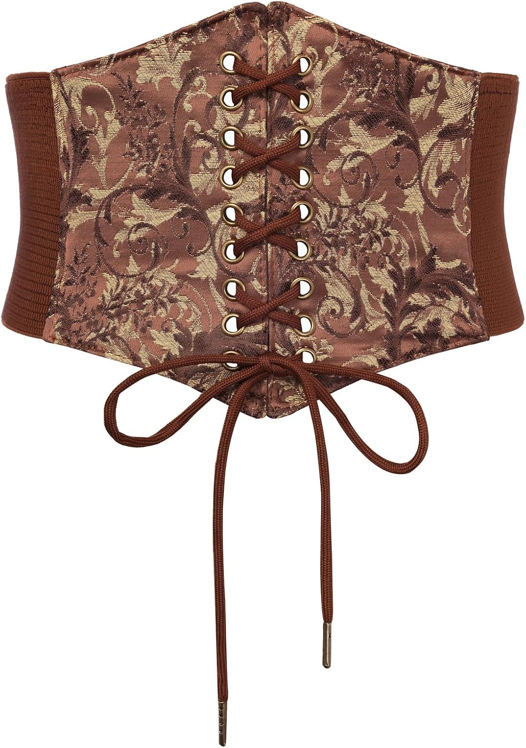 Detalle de Scarlet Darkness Corset Belt in Faux Leather