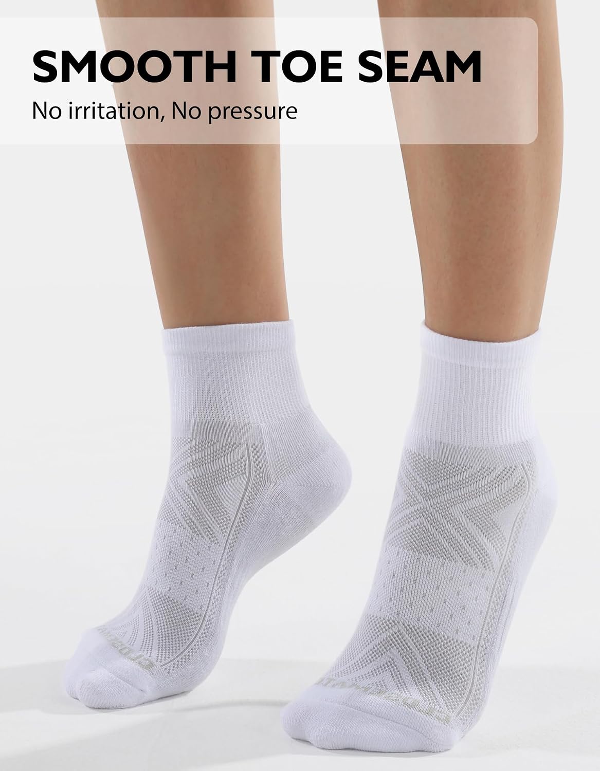 Thumbnail 2 de CLOSEMATE Cushioned Running Socks for Women, 6P Cotton Blend