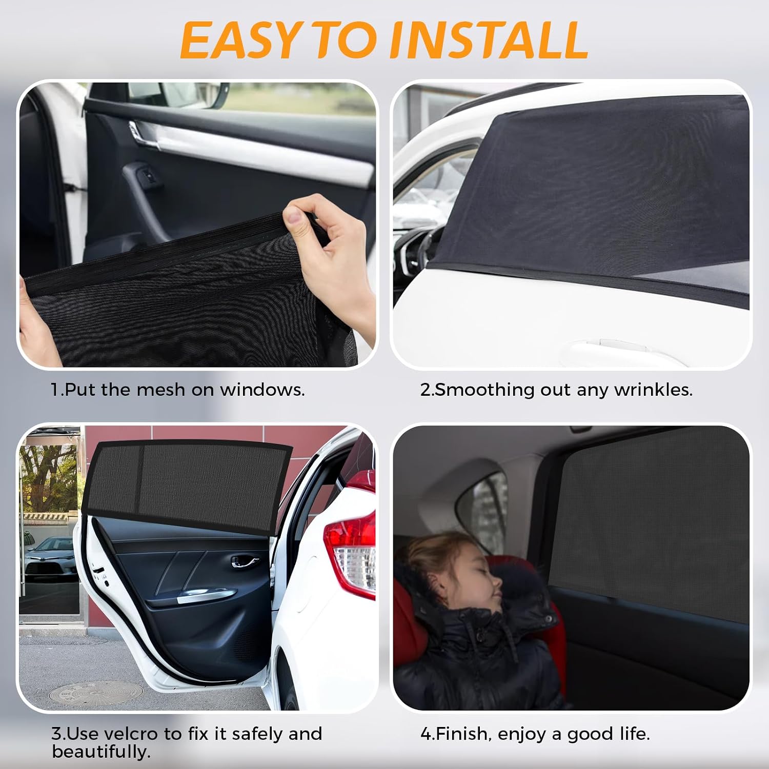 Thumbnail 4 de CNMTCCO Car Window Shades for Baby 2-Pack