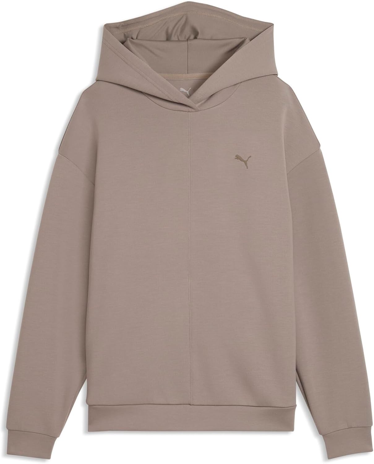 Detalle de PUMA W Cloudspun Hoodie con cappuccio da donna: felpa comoda e pratica