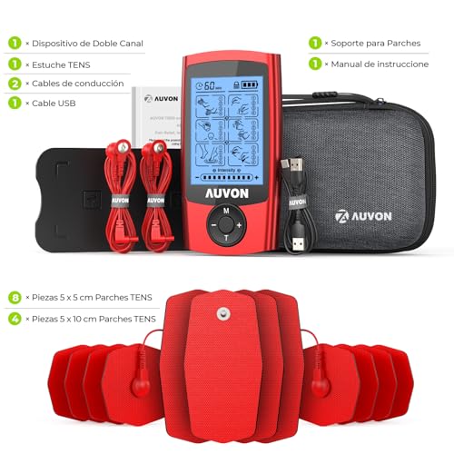 Thumbnail 6 de AUVON TENS Electroestimulador Recargable con 24 Modos 💪