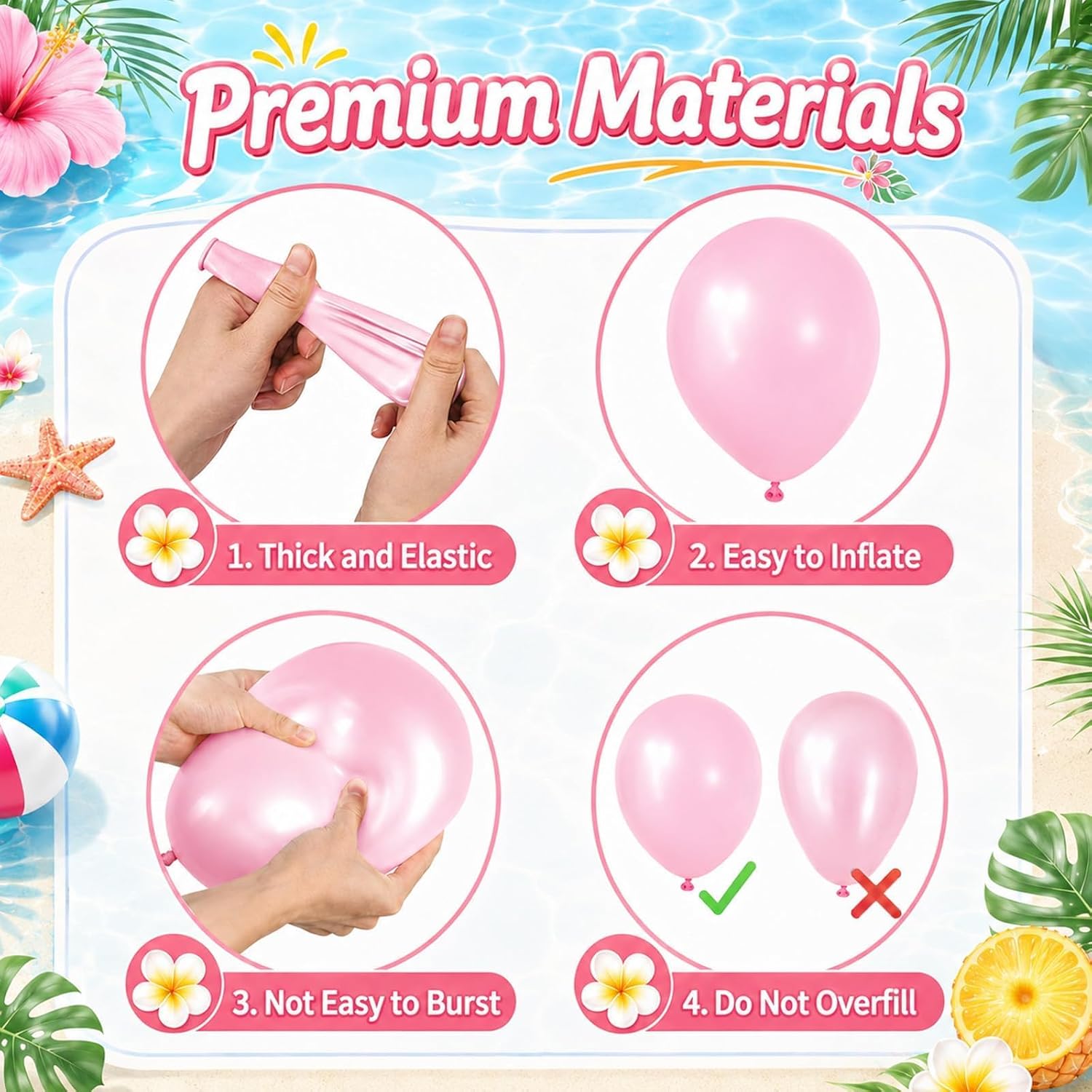 Thumbnail 6 de Tropical balloon kit, 12-inch