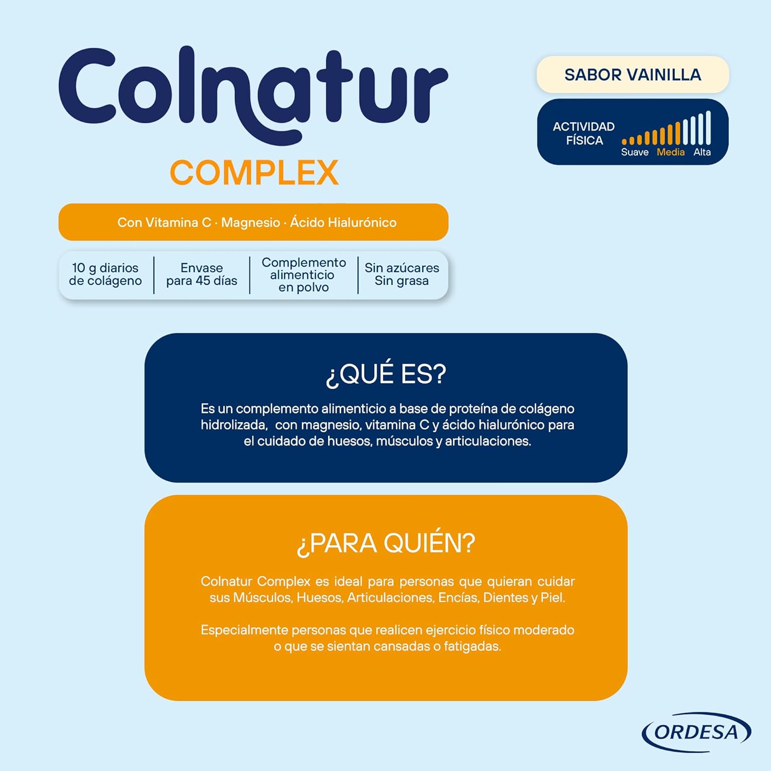 Thumbnail 3 de Colnatur Complex Vainilla, 336g, Colágeno, Magnesio y Vitamina C 💪