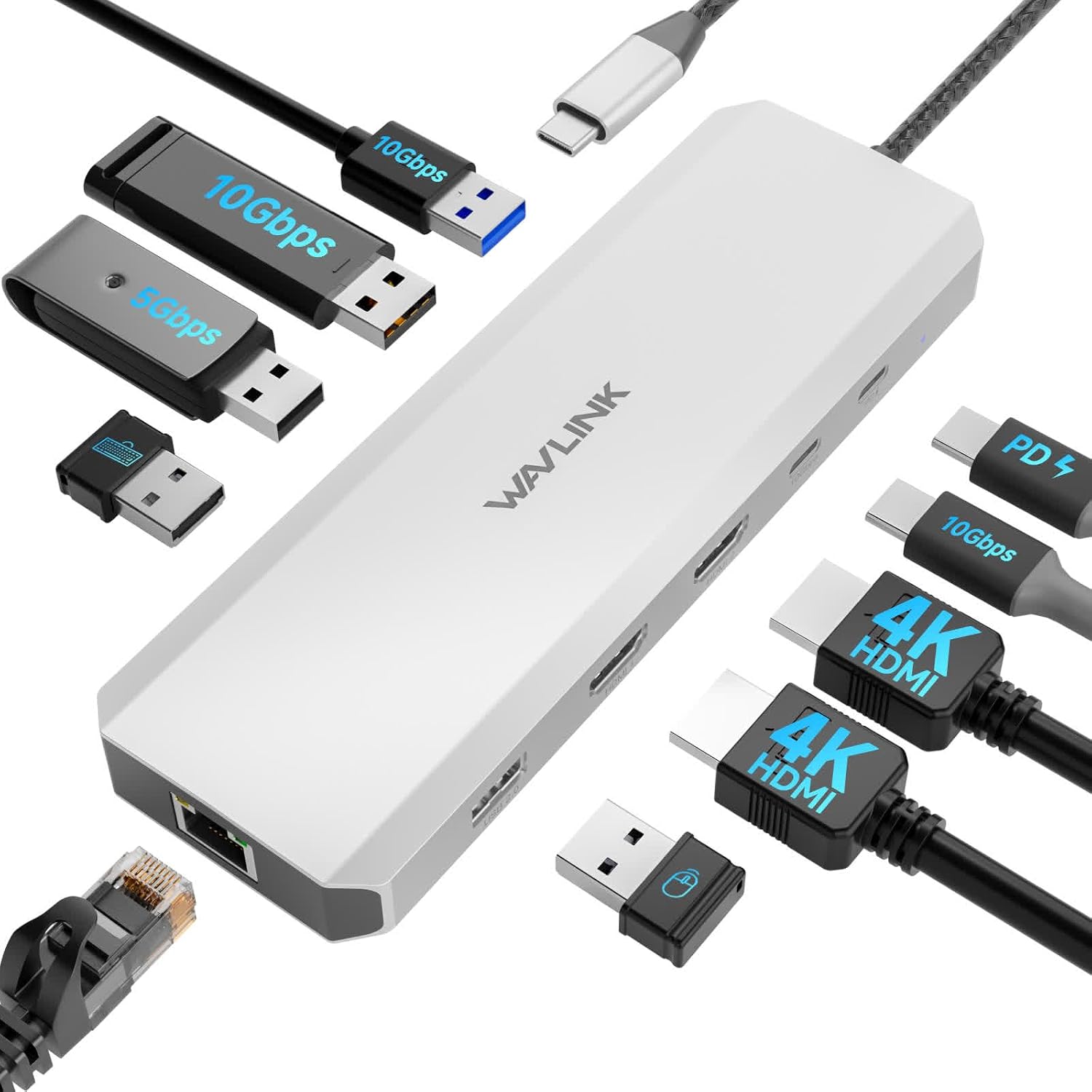 Detalle de WAVLINK Laptop Docking Station 100W