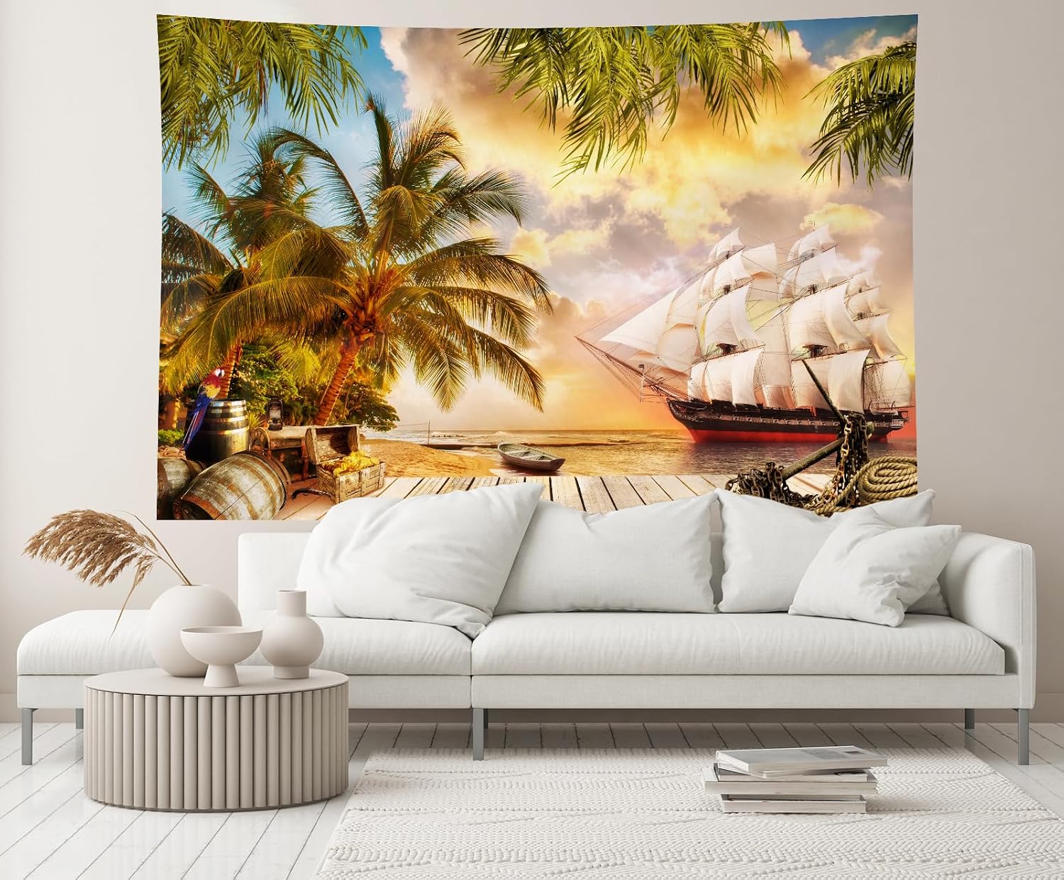 Detalle de CHNBGPRO 2.7m x 1.8m Pirate Ship Photo Background