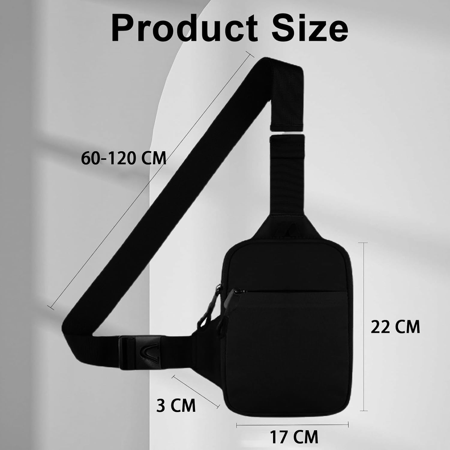 Thumbnail 3 de flintronic Sling Bag: Waterproof Chest Bag for Travel, Hiking and Everyday Use