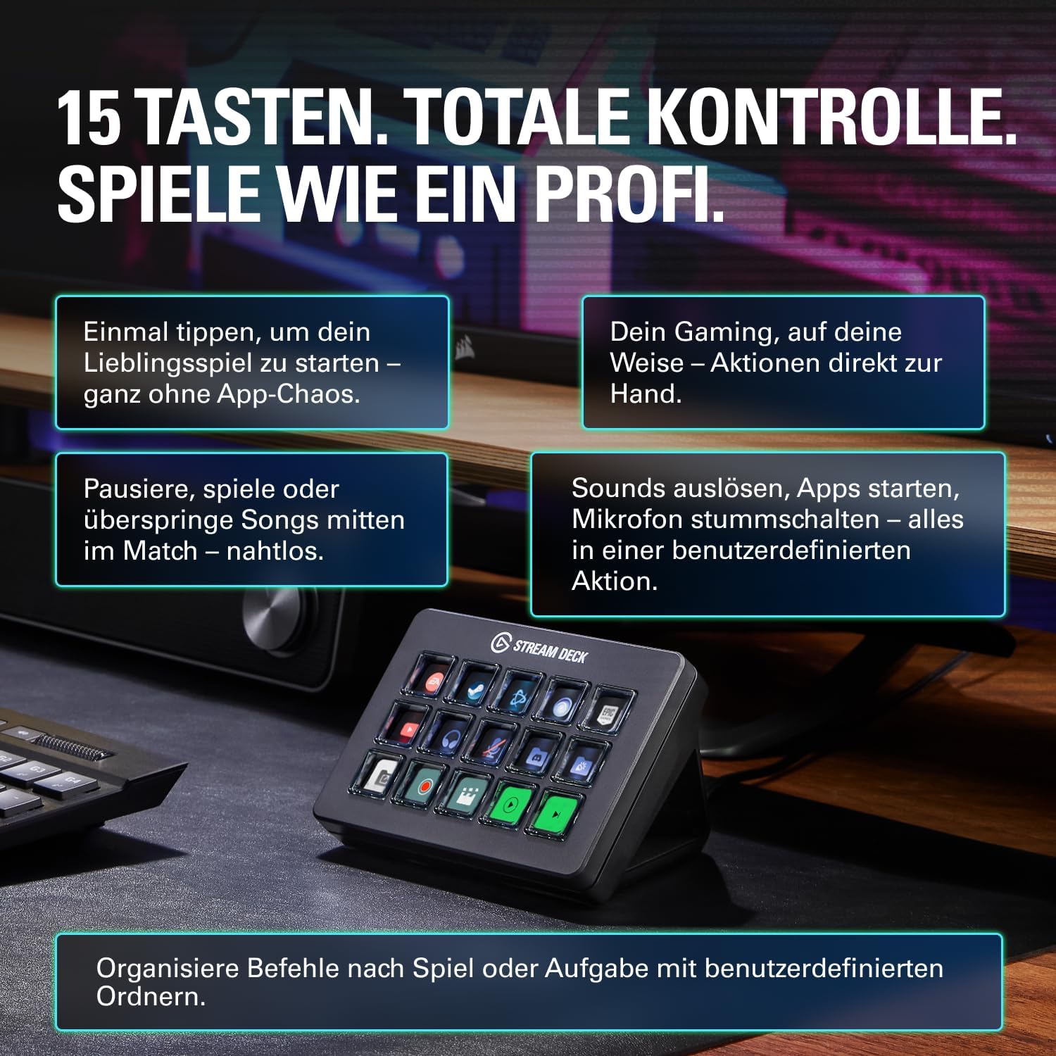 Detalle de Elgato Stream Deck Scissor Keys für 10