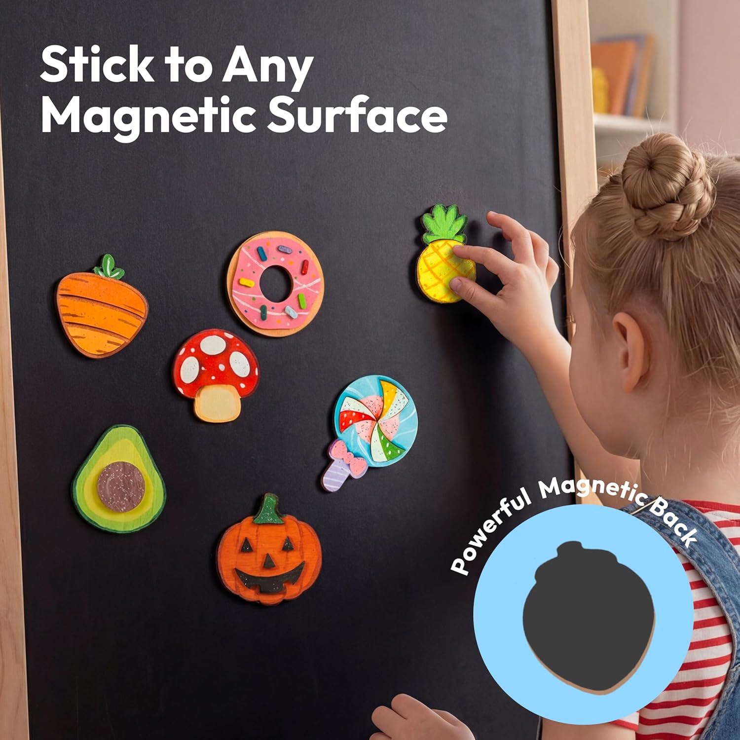 Thumbnail 6 de JOYIN 12PCS Wooden Magnets painting kit for kids 🎨
