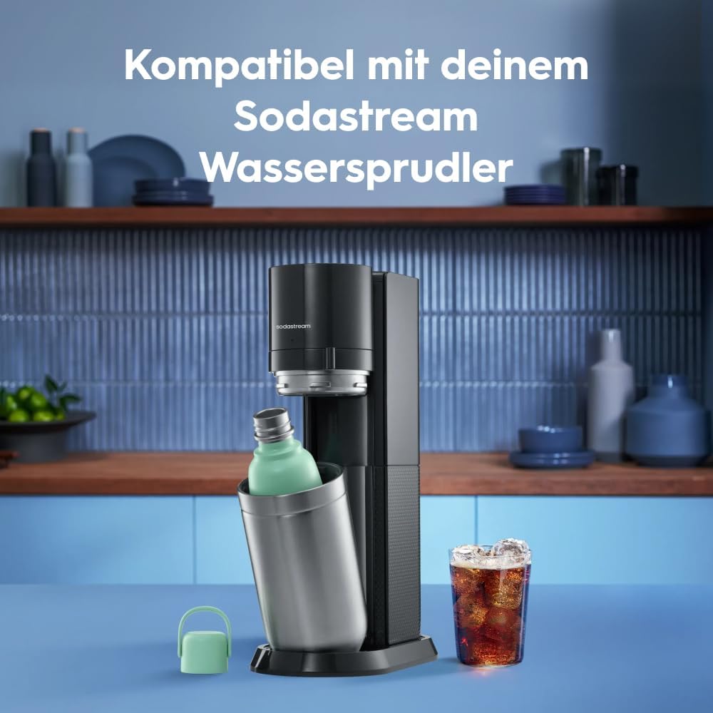 Thumbnail 6 de Sodastream fizz&,go COOL Edelstahlflasche 0,9 L mint – kompatibel mit DUO, E-DUO, TERRA, ART, ENSO