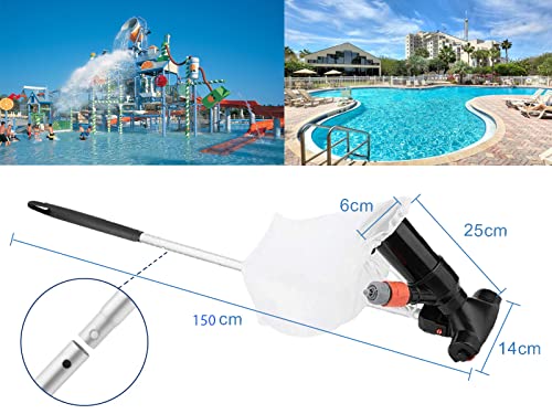 Detalle de Limpiafondos Piscina Hidráulico Bseical — Aspiradora manual para fondo y paredes (Azul)