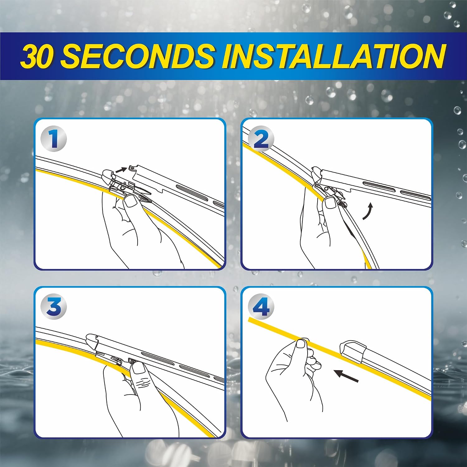 Detalle 2 de 5 PLUS Silicone Wiper Blades 3-Pack