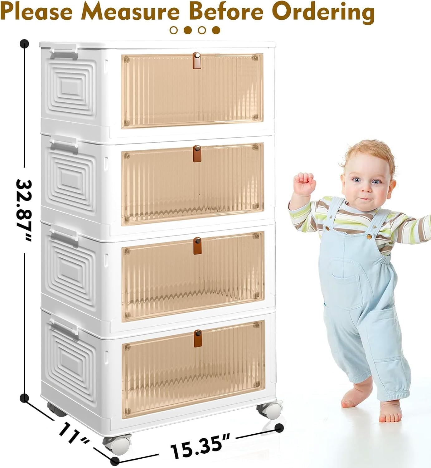 Thumbnail 1 de CTSNSLH 4 Tier Plastic Storage Bins 93 Qt