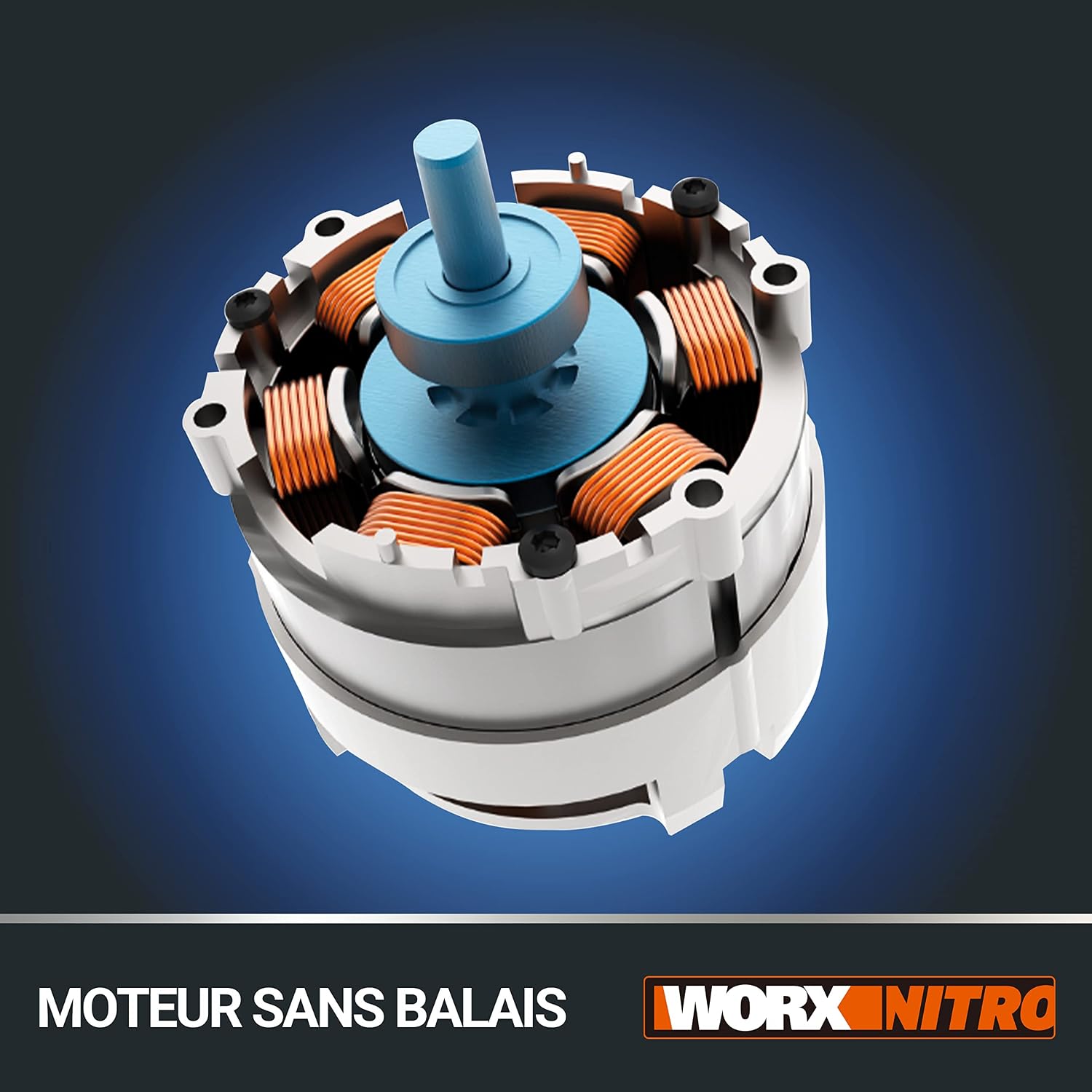 Thumbnail 2 de WORX Meuleuse d'Angle sans Fil Brushless 20V WX814.9 – Disque 125 mm (sans batterie ni chargeur)