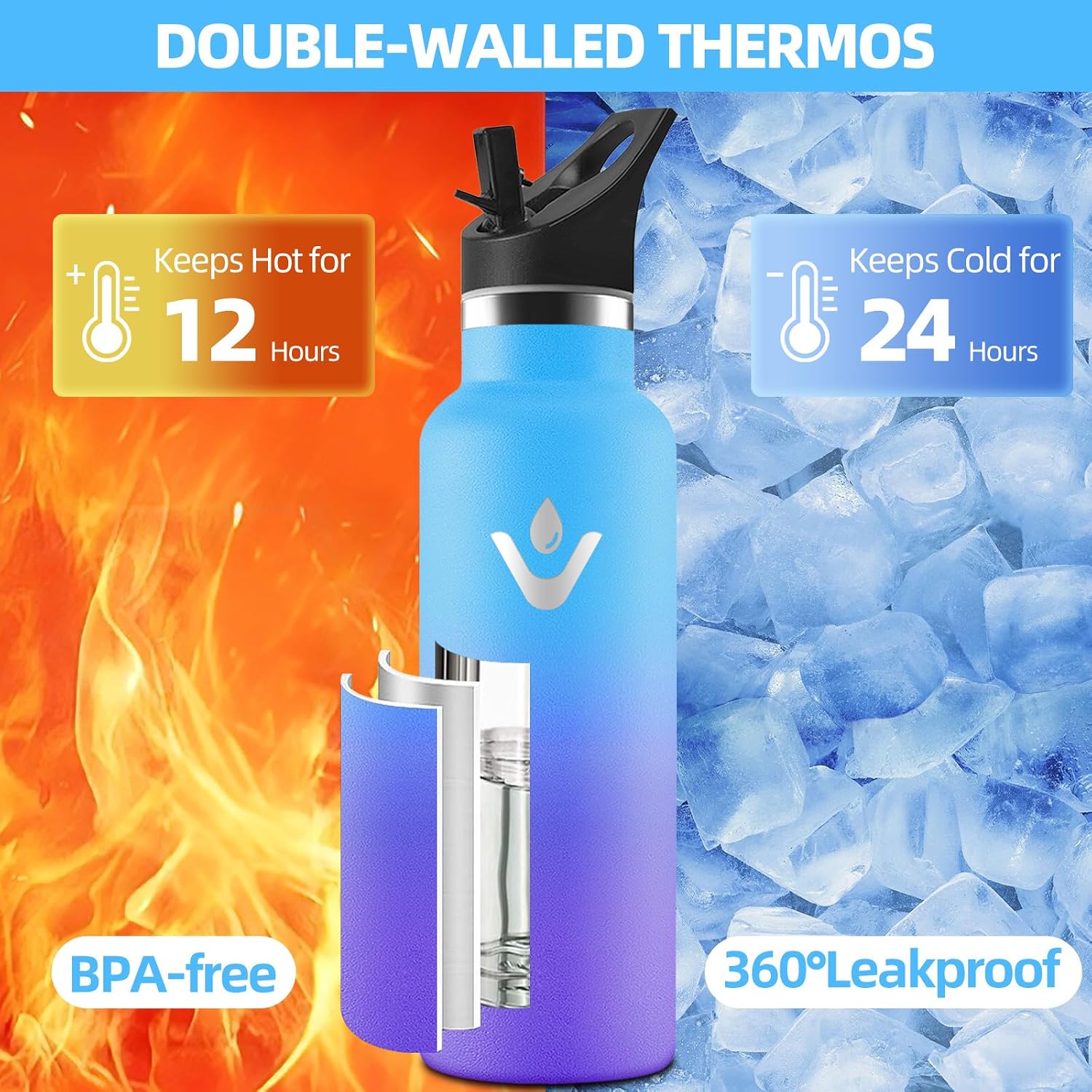 Detalle 2 de Motswedi borraccia termica 750ml doppia parete