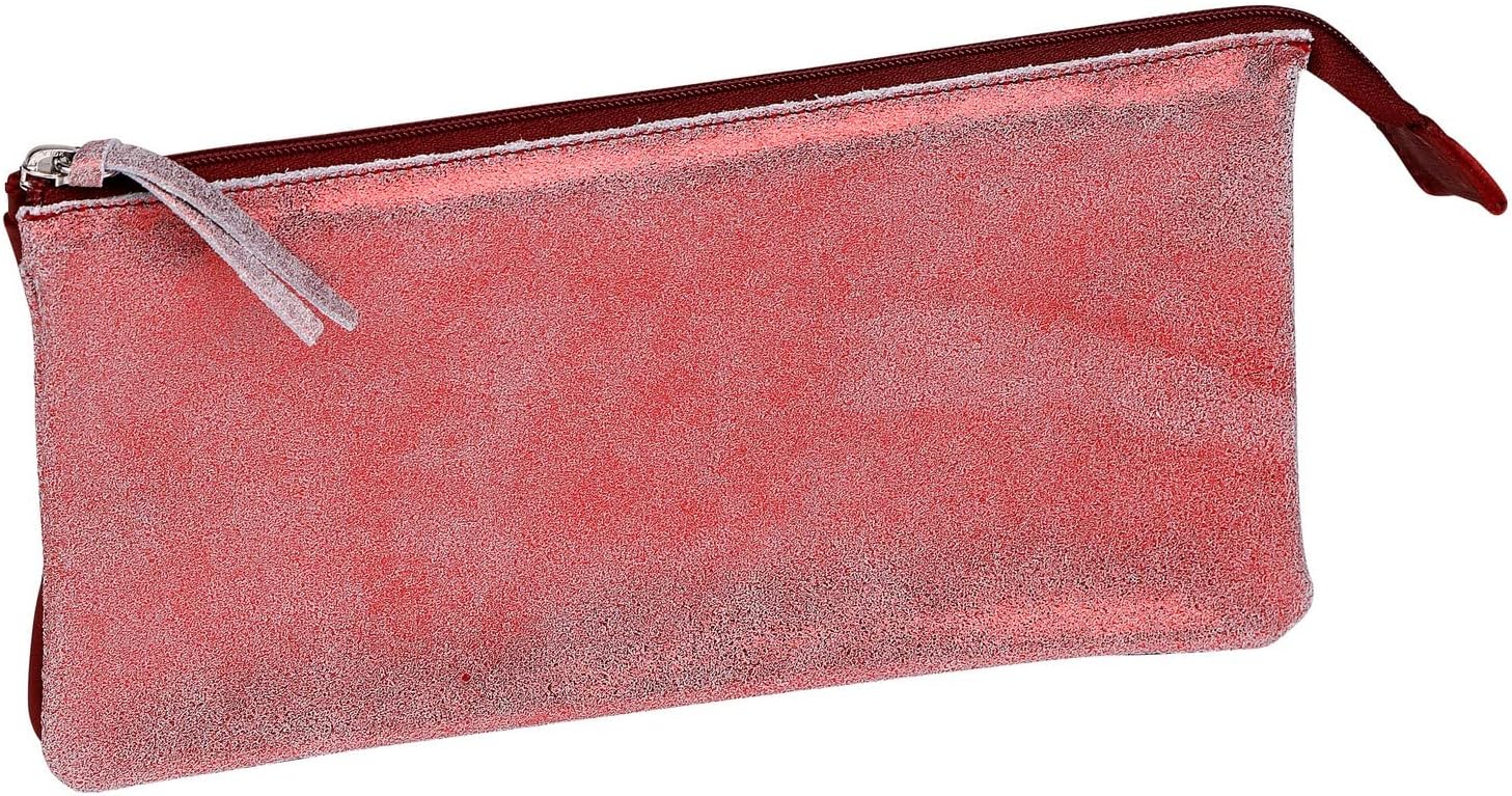 Thumbnail 1 de Clairefontaine 400021C Grande Trousse Scolaire 2 compartiments – Véritable Cuir d’Agneau, 22x11 cm
