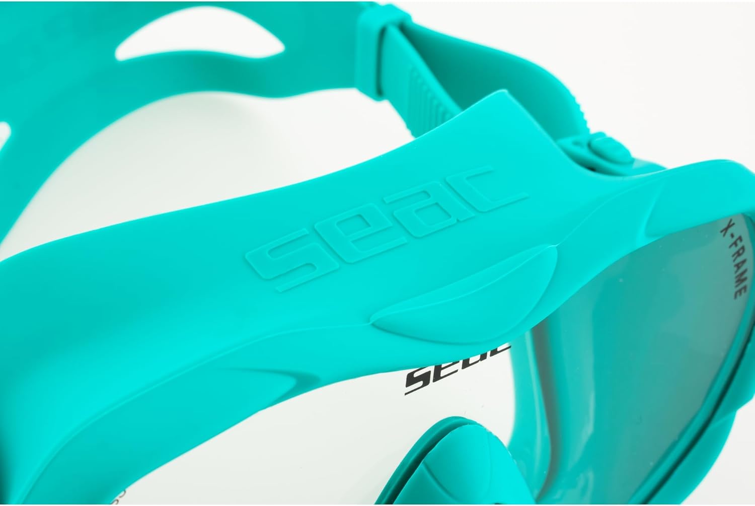 Thumbnail 4 de SEAC X-Frame masque de plongée sans cerclage en silicone, mono-hublot en verre trempé