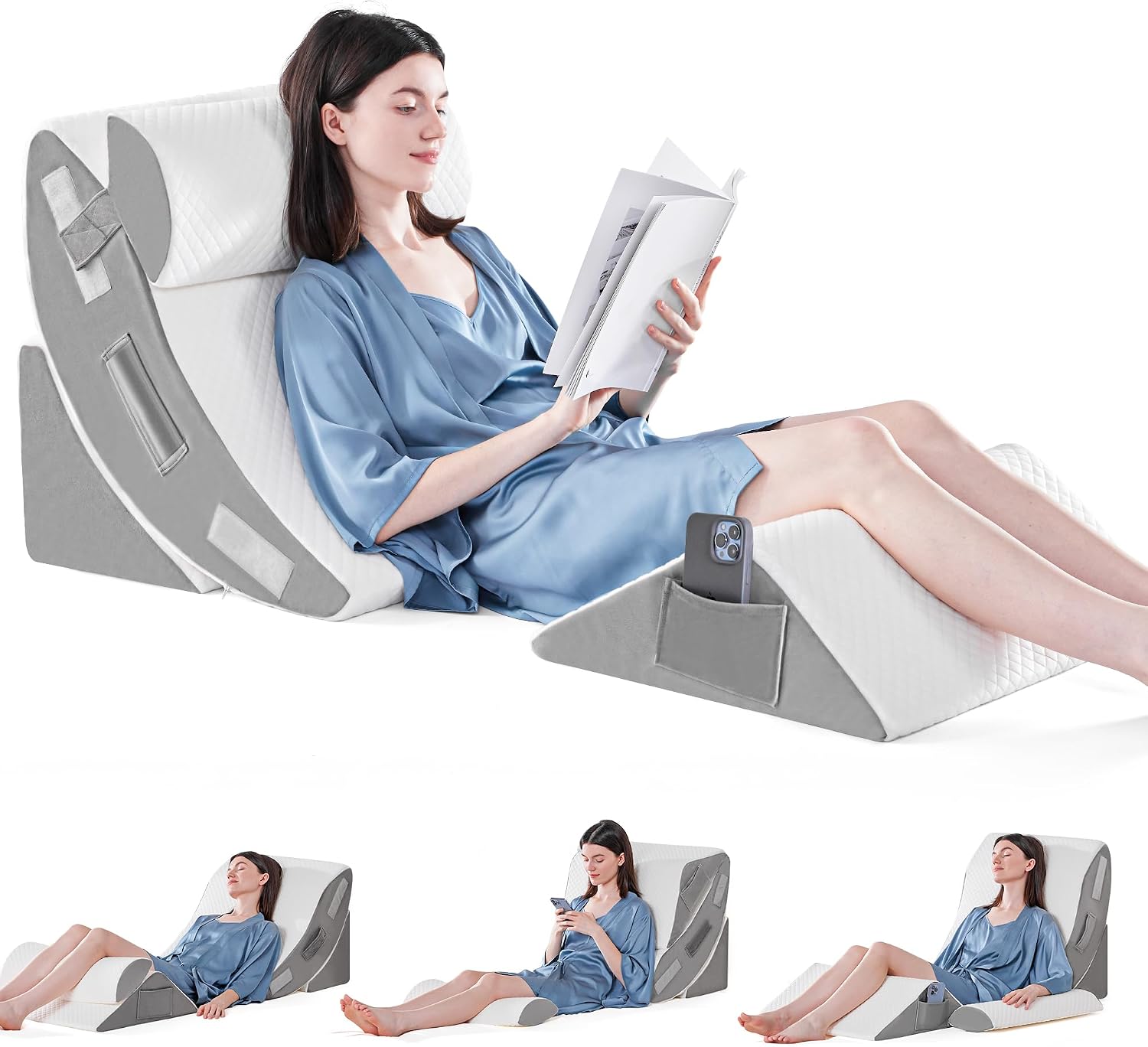 Detalle de Yojoker 4PCS Orthopedic Wedge Pillow Set