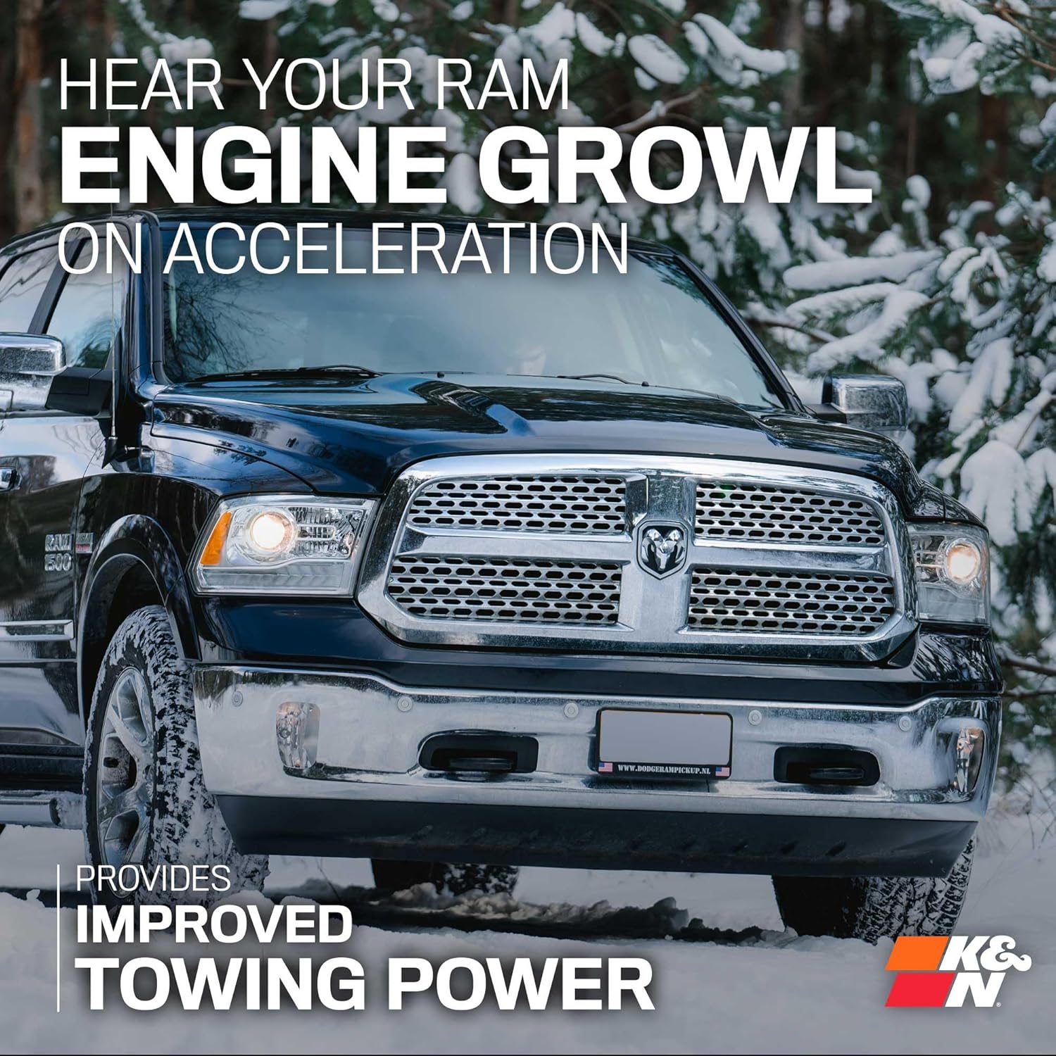 Thumbnail 6 de K&N Aircharger Kit per Dodge Ram 1500 5.7L V8 2019-2024 (63-1578)