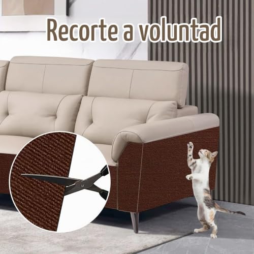 Thumbnail 5 de Xynovate Alfombra Rascador para Gatos – Tapete Autoadhesivo 200 x 40 cm