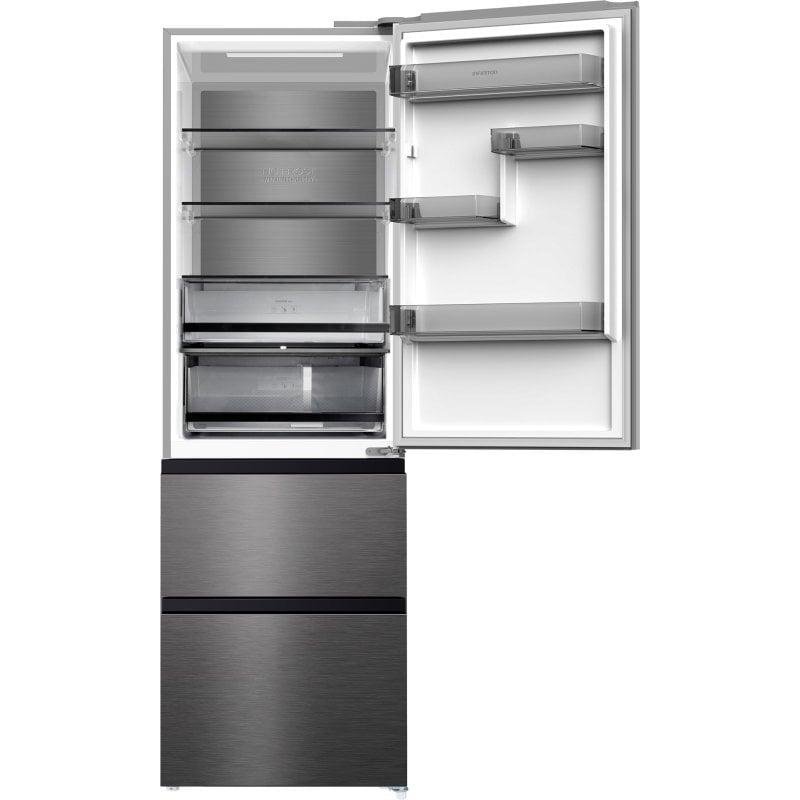 Detalle de Frigorífico Combi Francés Infiniton FRD-401T91DEV Total No Frost 401 L – Dark Inox