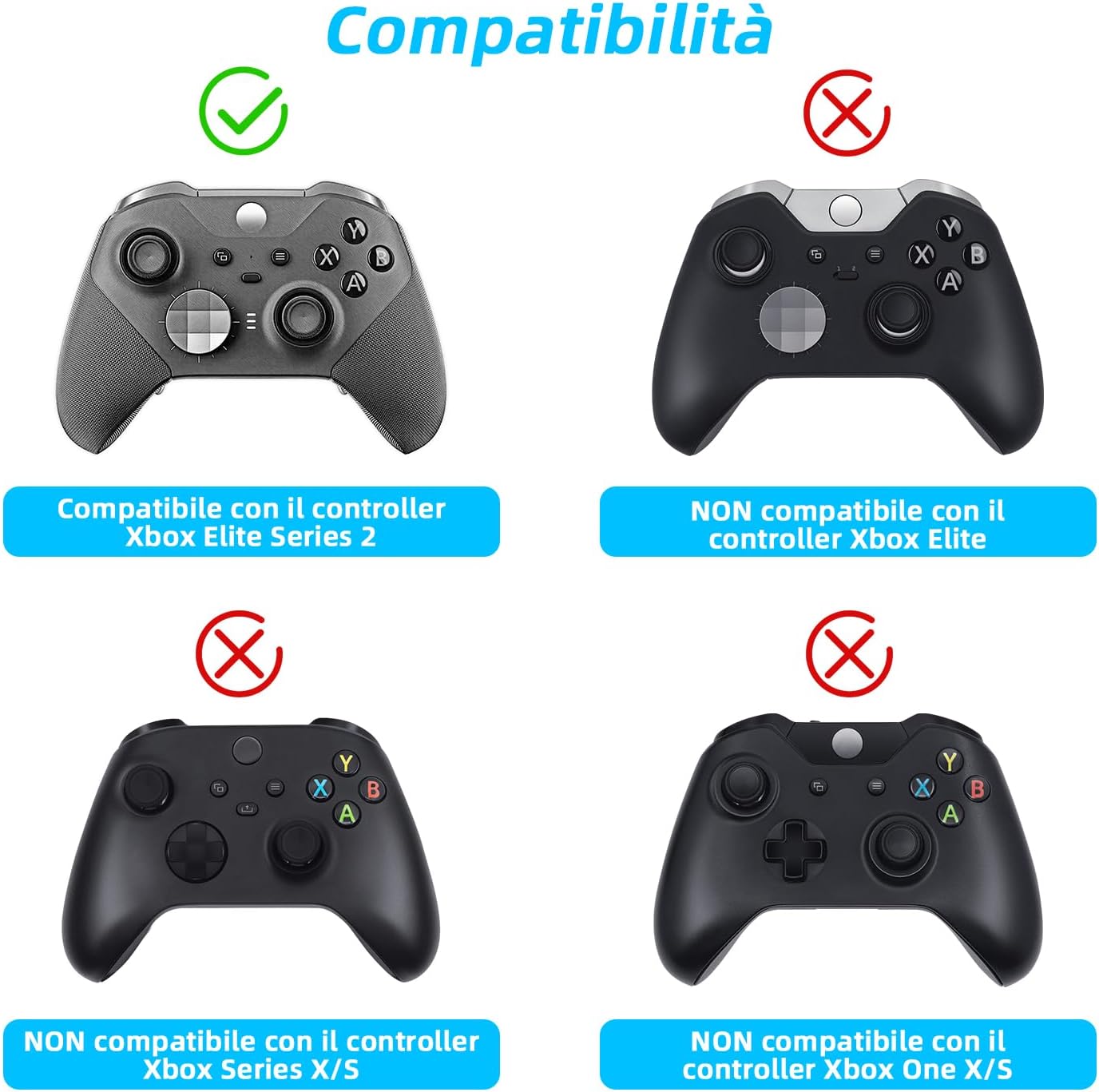 Detalle de Mcbazel Levette analogiche per Xbox Elite Series 2