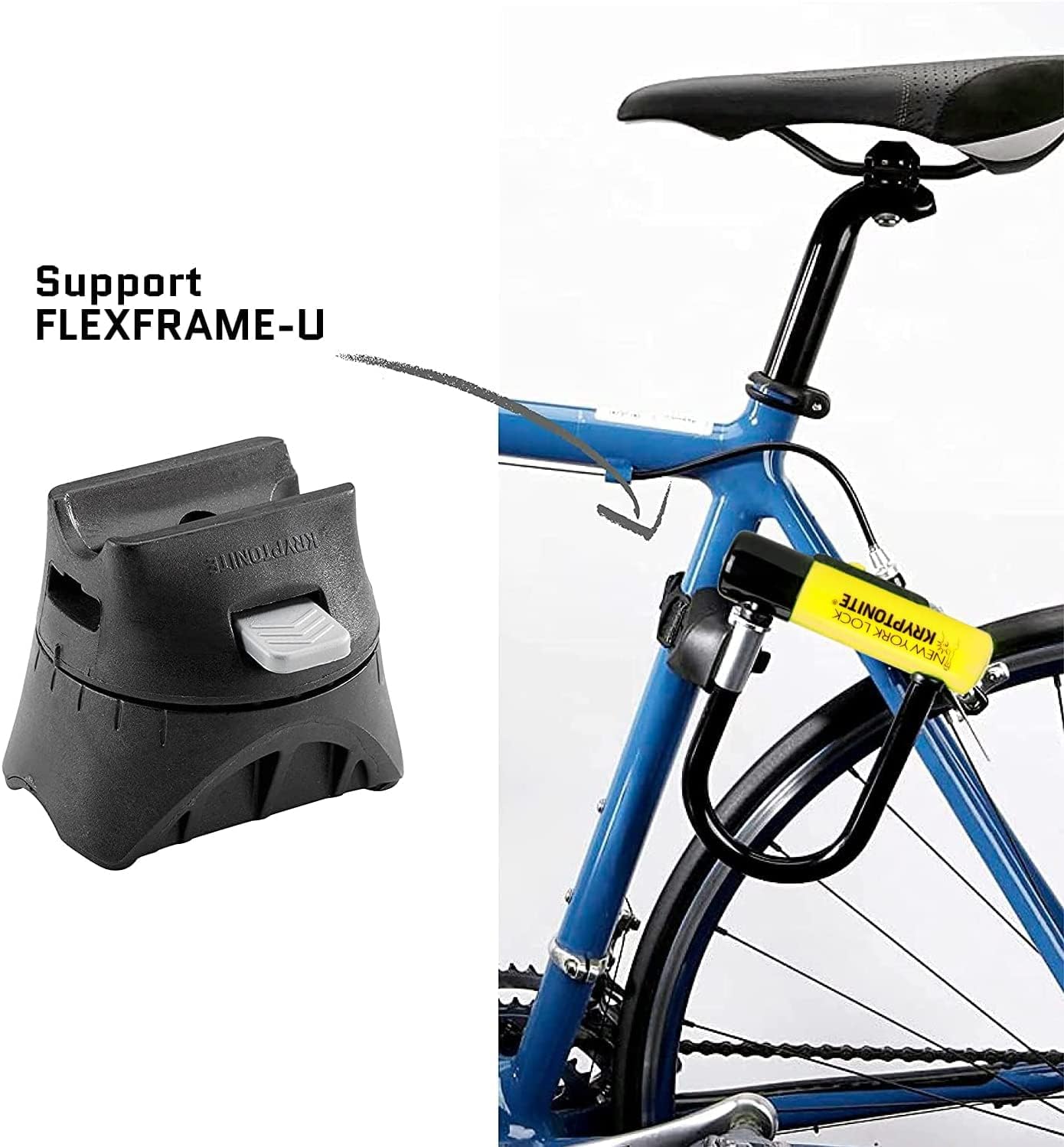 Thumbnail 3 de Kryptonite New York Standard Bike U-Lock: Heavy-Duty 16mm Shackle for High-Value Security