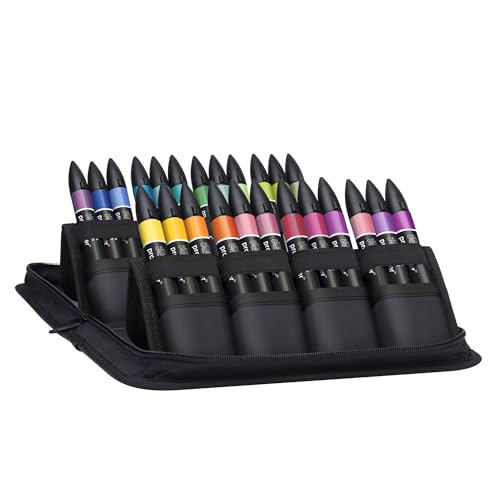 Detalle de Winsor & Newton Promarker 24 Astuccio Student Set: versatile pennarelli al tratto professionale