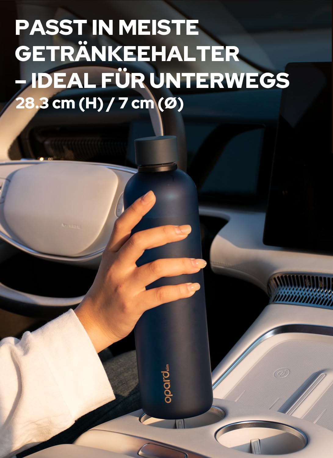 Detalle 1 de Opard Slim Trinkflasche 1 l für Sprudel