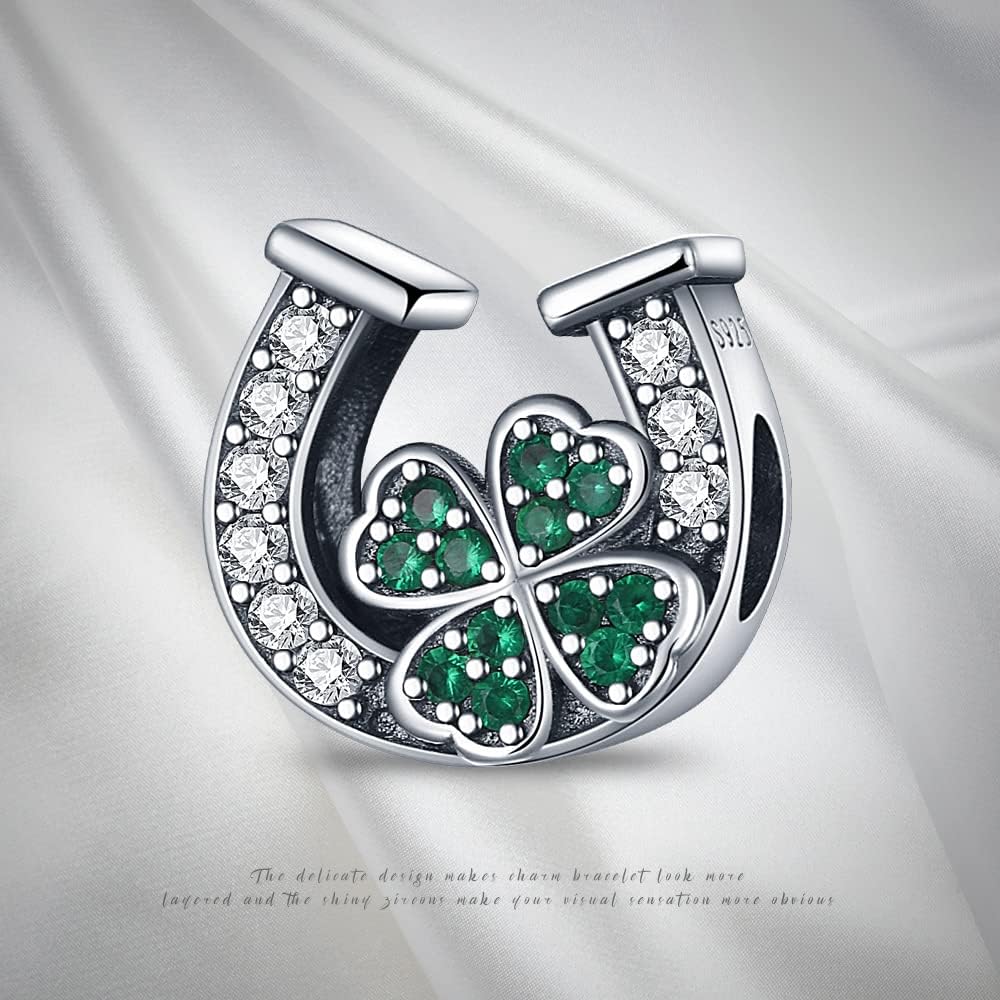 Thumbnail 3 de TINSLO Charm Anhänger Damen aus 925 Sterling Silber mit Zirkonia – für Pandora-Style Armbänder & Ketten (B9)