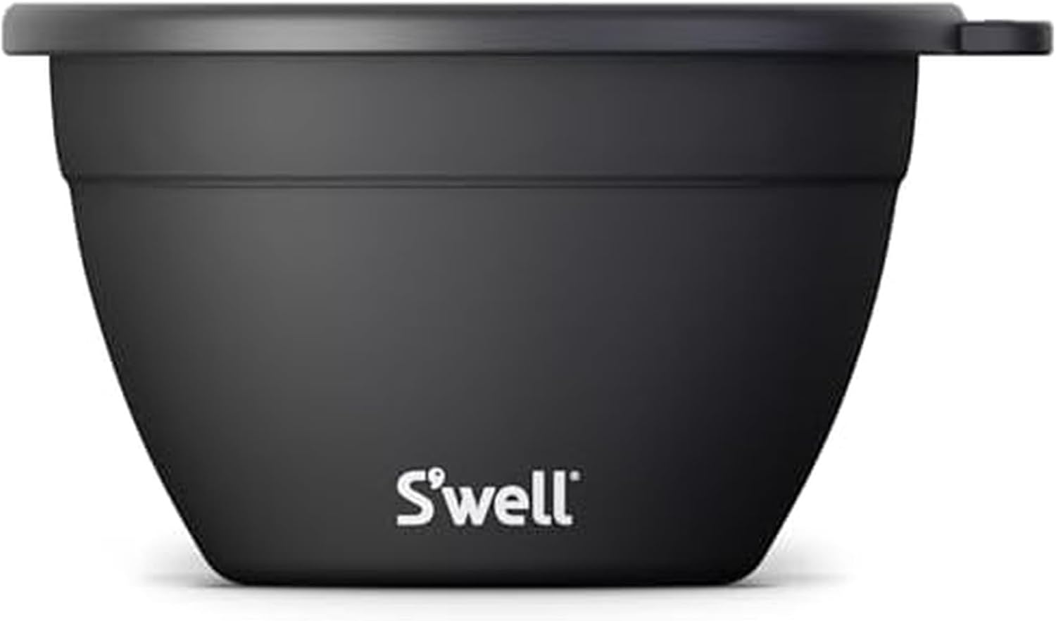 Detalle de S'well salladsskål Onyx, 1,9 liter med dressingbehållare och löstagbar bricka