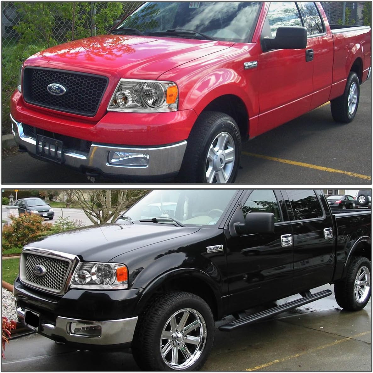 Thumbnail 6 de DNA MOTORING HL-OH-F1504-CH-AM Chrome Amber Headlight 04-08