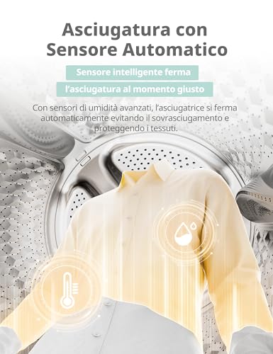 Detalle de COMFEE' Lavasciuga 10/7 kg – Classe A/D, Motore Inverter 1400 Giri