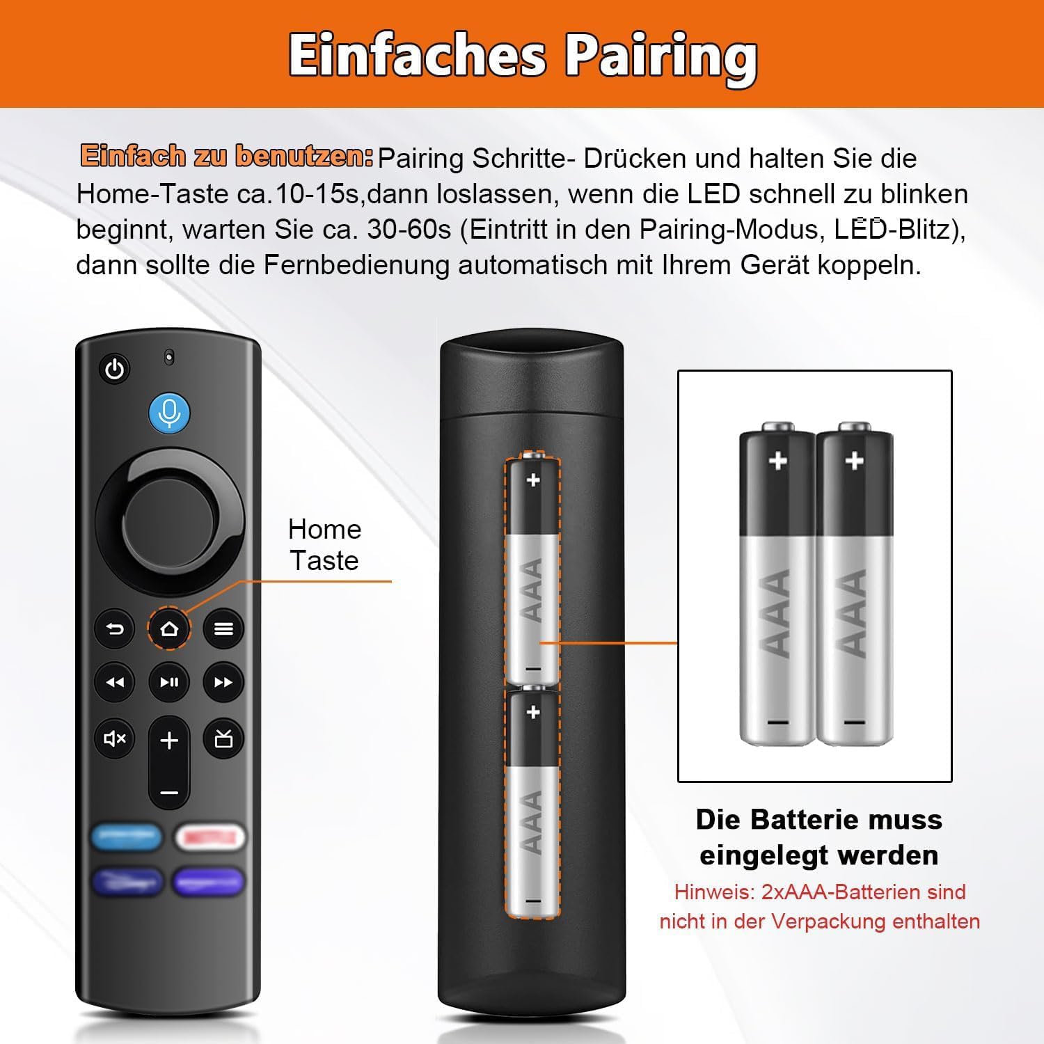 Thumbnail 5 de Ersatz-Sprachfernbedienung für Smart TV mit Sprachfunktion
