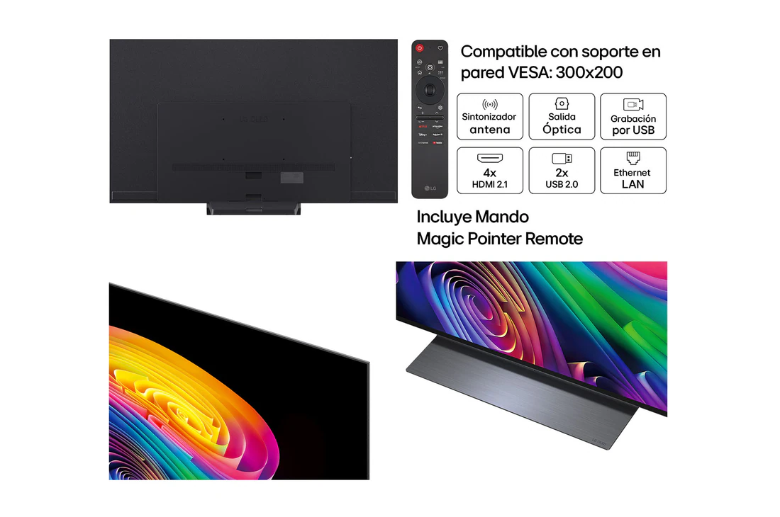 Detalle de LG OLED evo AI C6 65" (OLED65C66LB) – 4K 2026
