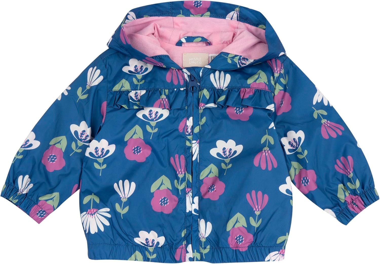 Detalle de Chicco Veste Bébé Fille avec Fermeture Éclair et Capuche – Licorne Argentée, Lot de 1