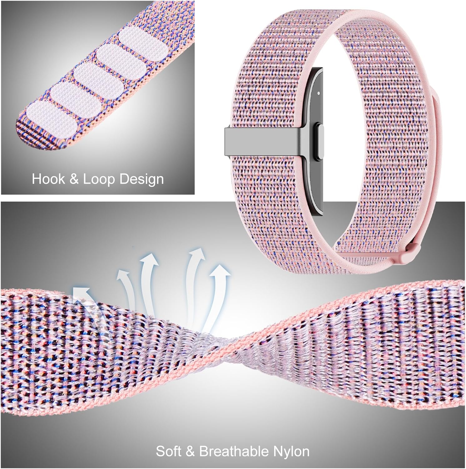 Thumbnail 1 de Polyjoy replacement strap for Hume Health Band – soft breathable sport nylon wrist loop