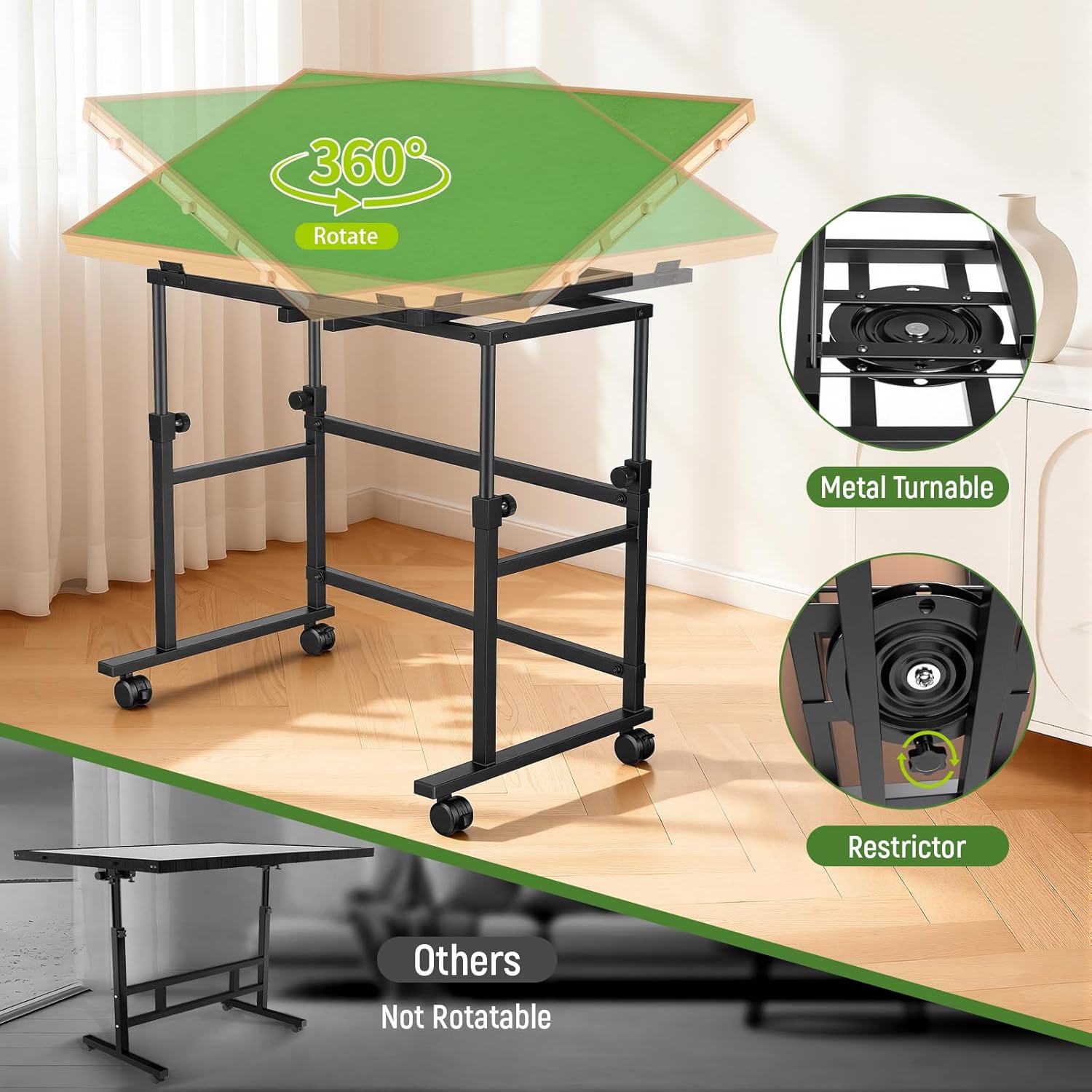 Detalle 2 de Tranqio 1500 Jigsaw Puzzle Table đź§©