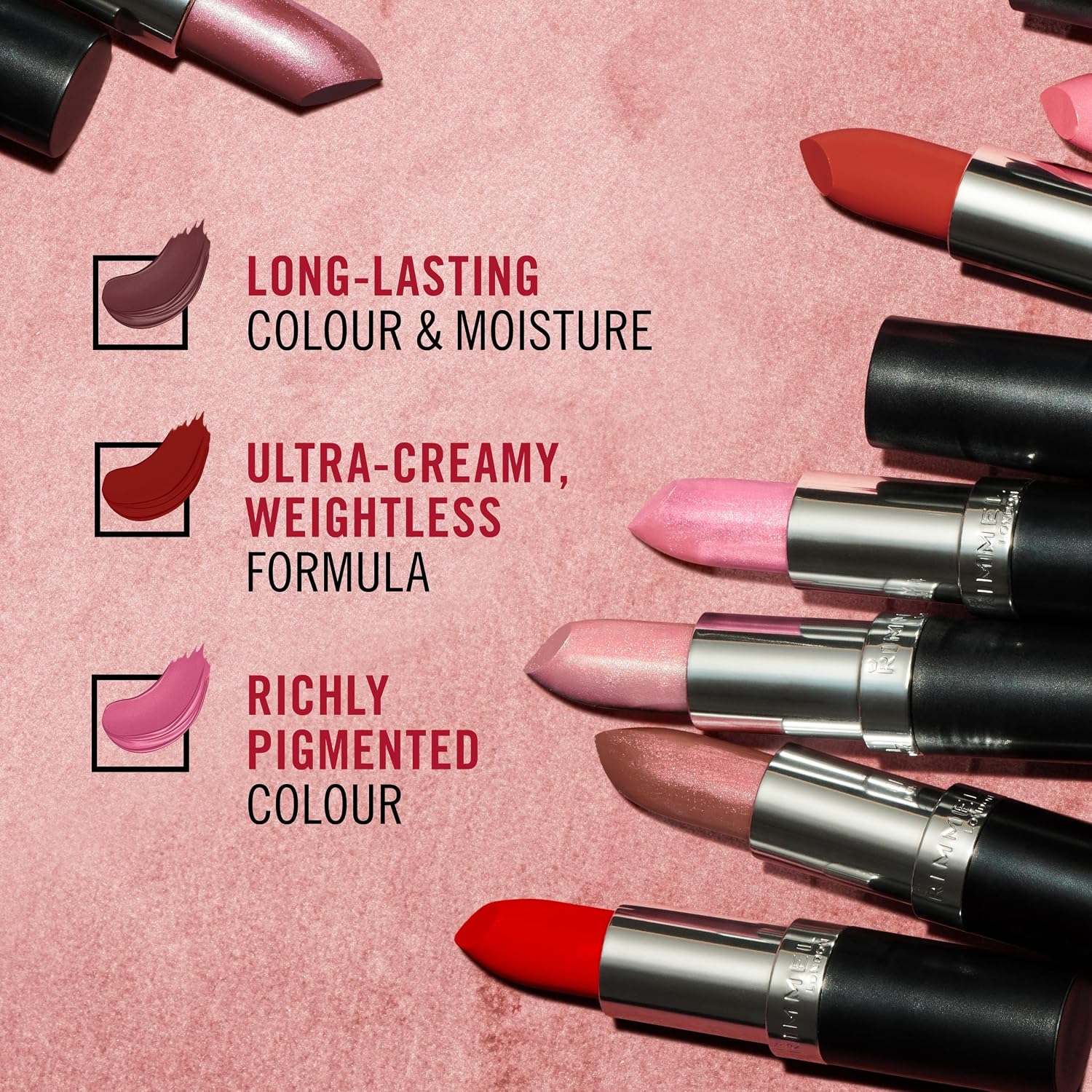Thumbnail 6 de Lasting Finish Shimmers Lipstick 900-Pearl: rossetto dal finish shimmer, 18 g, ideale per giorno e sera