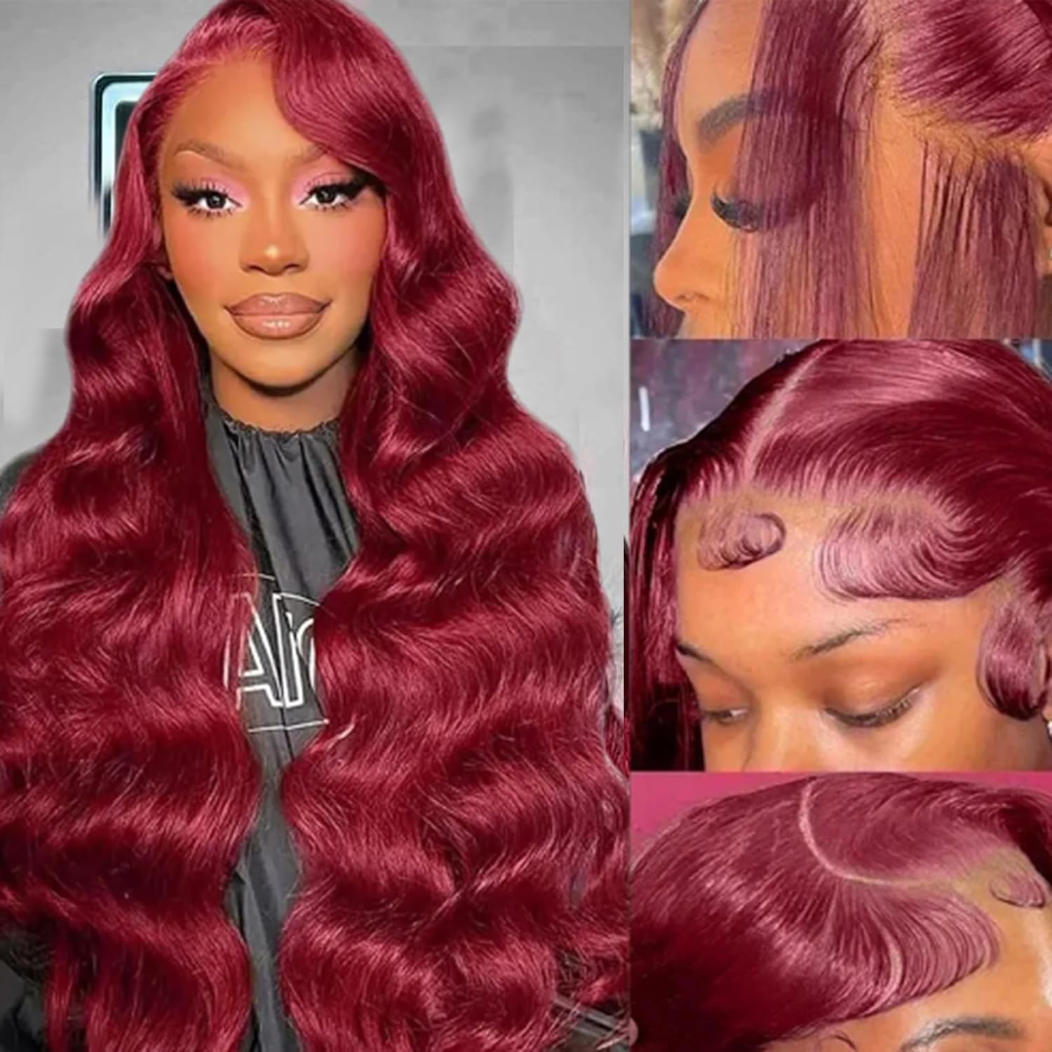 Thumbnail 6 de QZOQZO Ginger Lace Front Wigs: 13x4 HD Lace, Body Wave, 30 inch, Glueless, Pre-Plucked